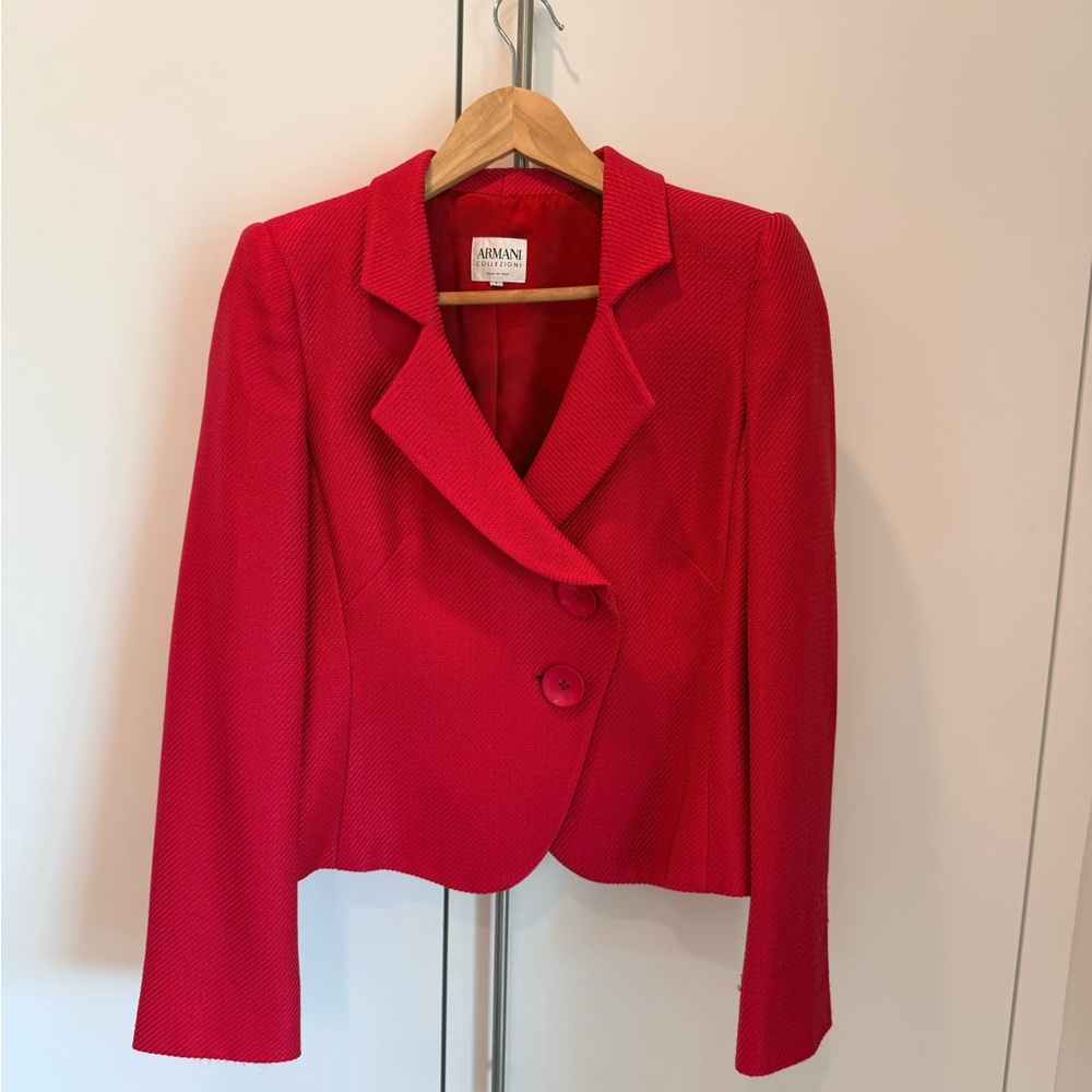 Armani Collezioni Bright Pink Women's Blazer / Size 6